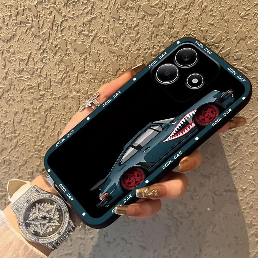 Case for Xiaomi Redmi Note 10S 11 13 12 Pro Plus 10 9 8 Pro 9s 12S 11S Soft Back Phone Cover JDM Tokyo Drift Sports Car COOL
