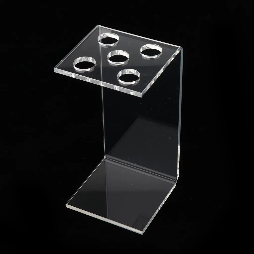 Hair Shears Holder Acrylic Rack Stand for Barber Scissors Organization for Salon Professional Hair Cutting