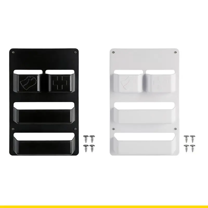 SZCH RVs Door Storage Shelf With Easy Access To Items Storage Compartment For Small Space White/Black