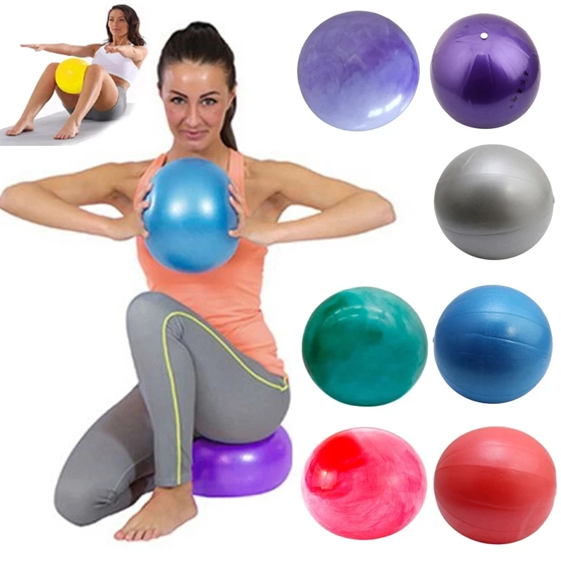 Neuer 25cm Yoga-Ball für Gymnastik, Fitness und Pilates - Balance-Übungsball für Indoor-Training und Yoga