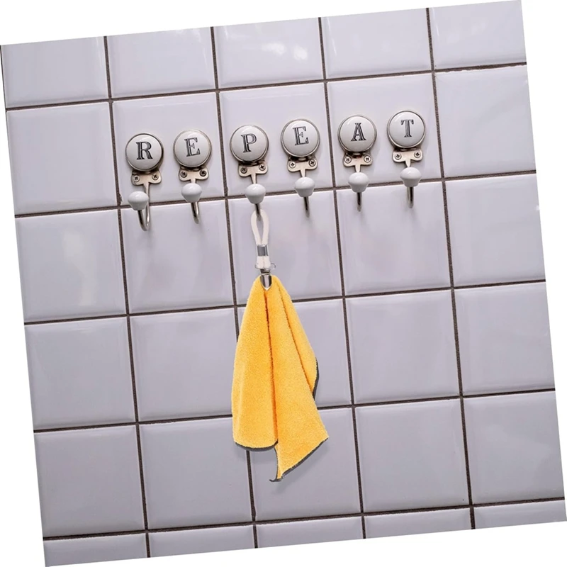 AT44-Baumwolle Seil Handtuch Halter Wand Handtuch Rack Hängen Handtuch Clip Disc Handtuch Montage Haken