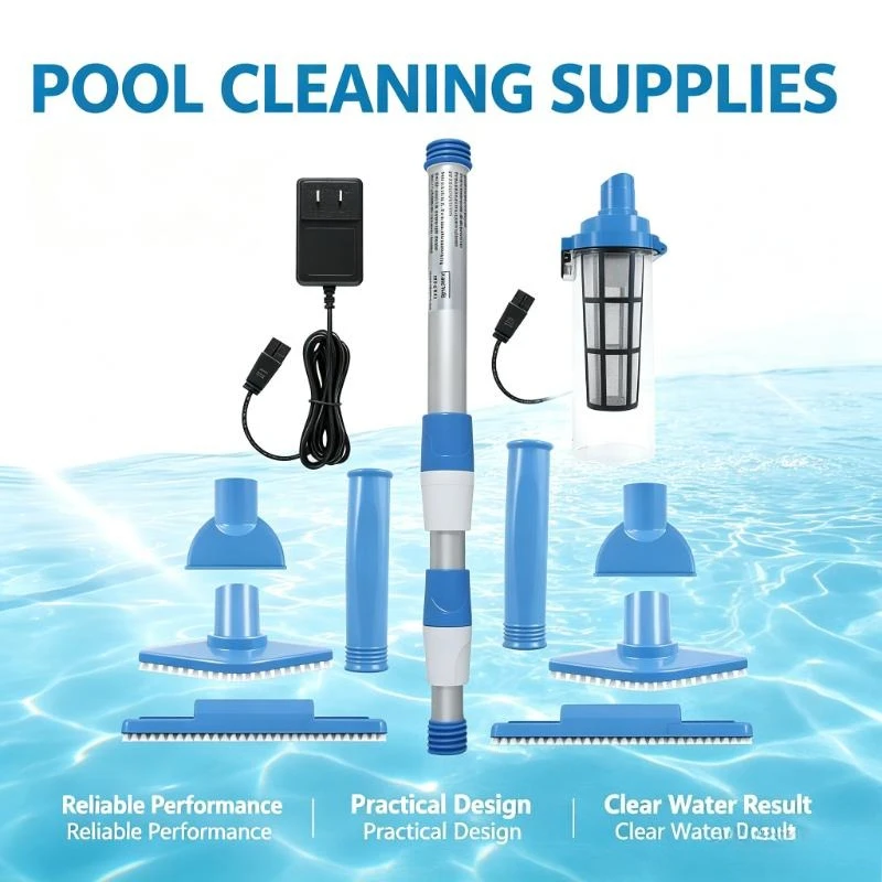 Cordless Rechargeable Handheld Pool Cleaner Portable Vacuum For Swimming Pool Fish Tank Spa Hot Tub Cleaning