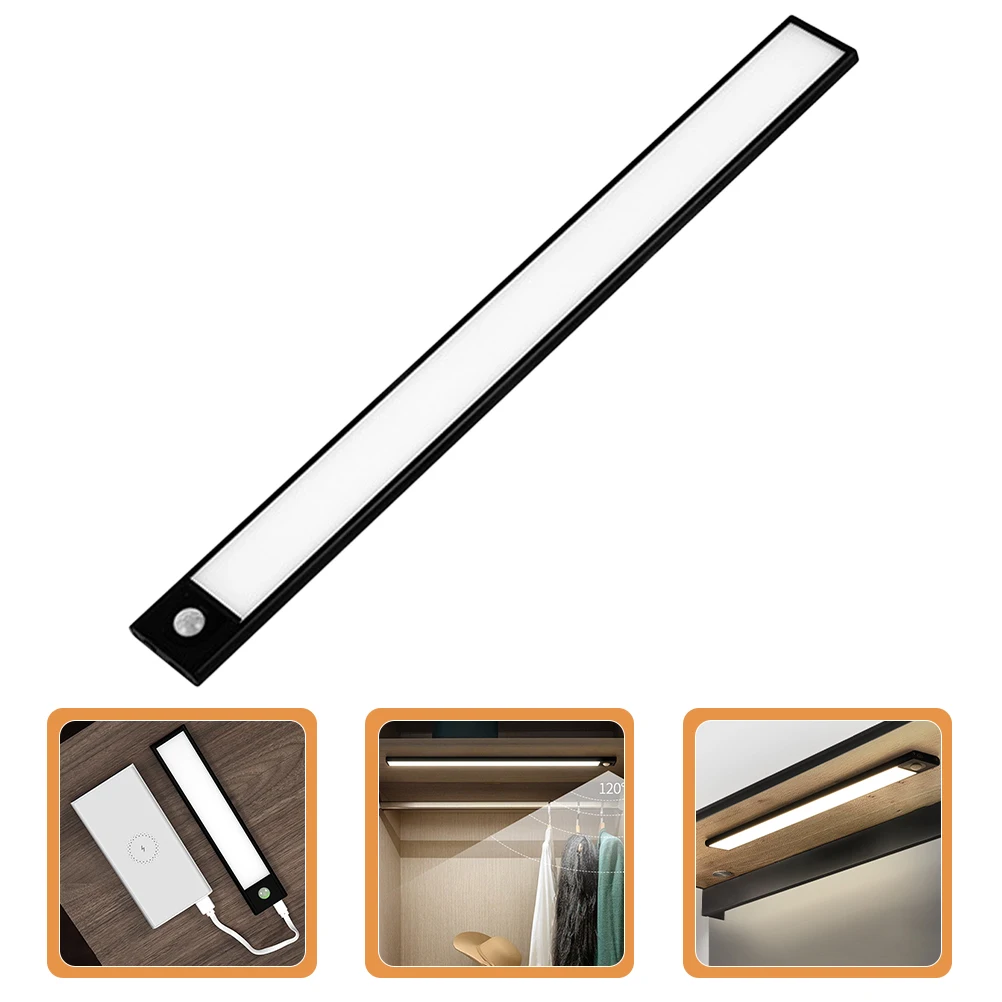 

Led Closet Small Size Warm Light Sensor Night Lamp Operated Rechargeable Motion Light For Bedroom Kitchen
