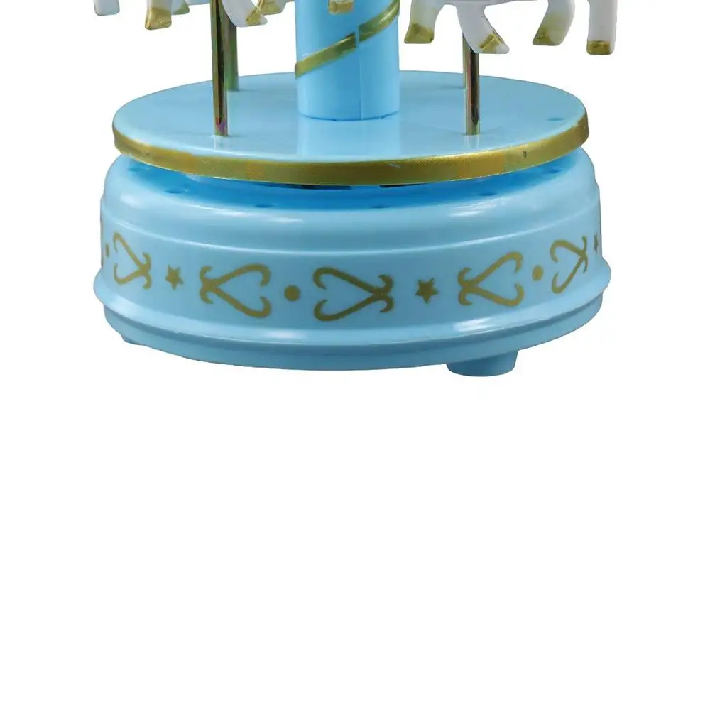 تصميم رائع صندوق تشغيل الموسيقى الدائري دائري سهل الاستخدام عجلة فيريس الحلي رسمت البلاستيك كعكة دوارة اكسسوارات كعكة #4