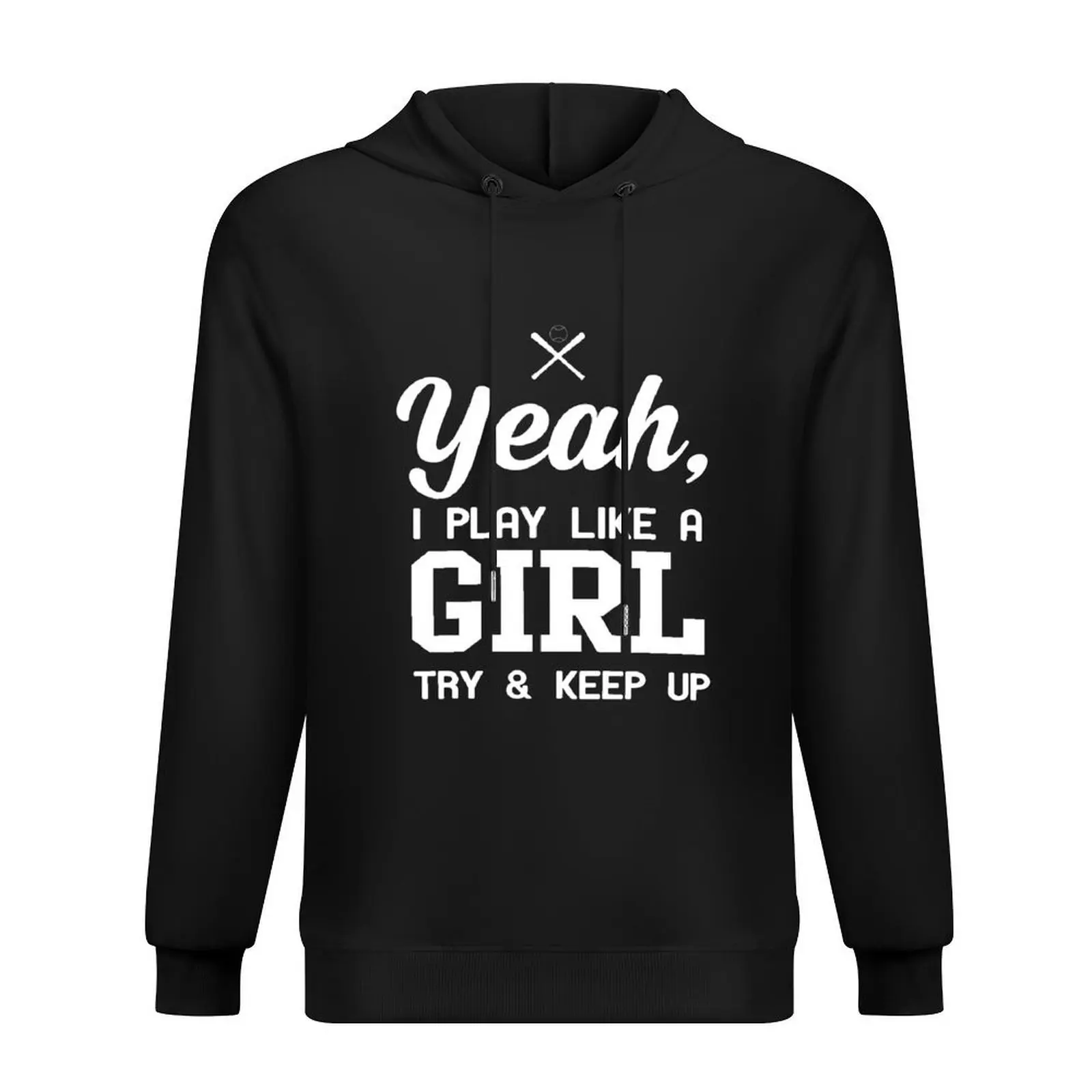 

Yeah, I play like a girl. Try and keep up Hoodie hooded shirt mens clothes autumn fashion men new in hoodies & sweatshirts