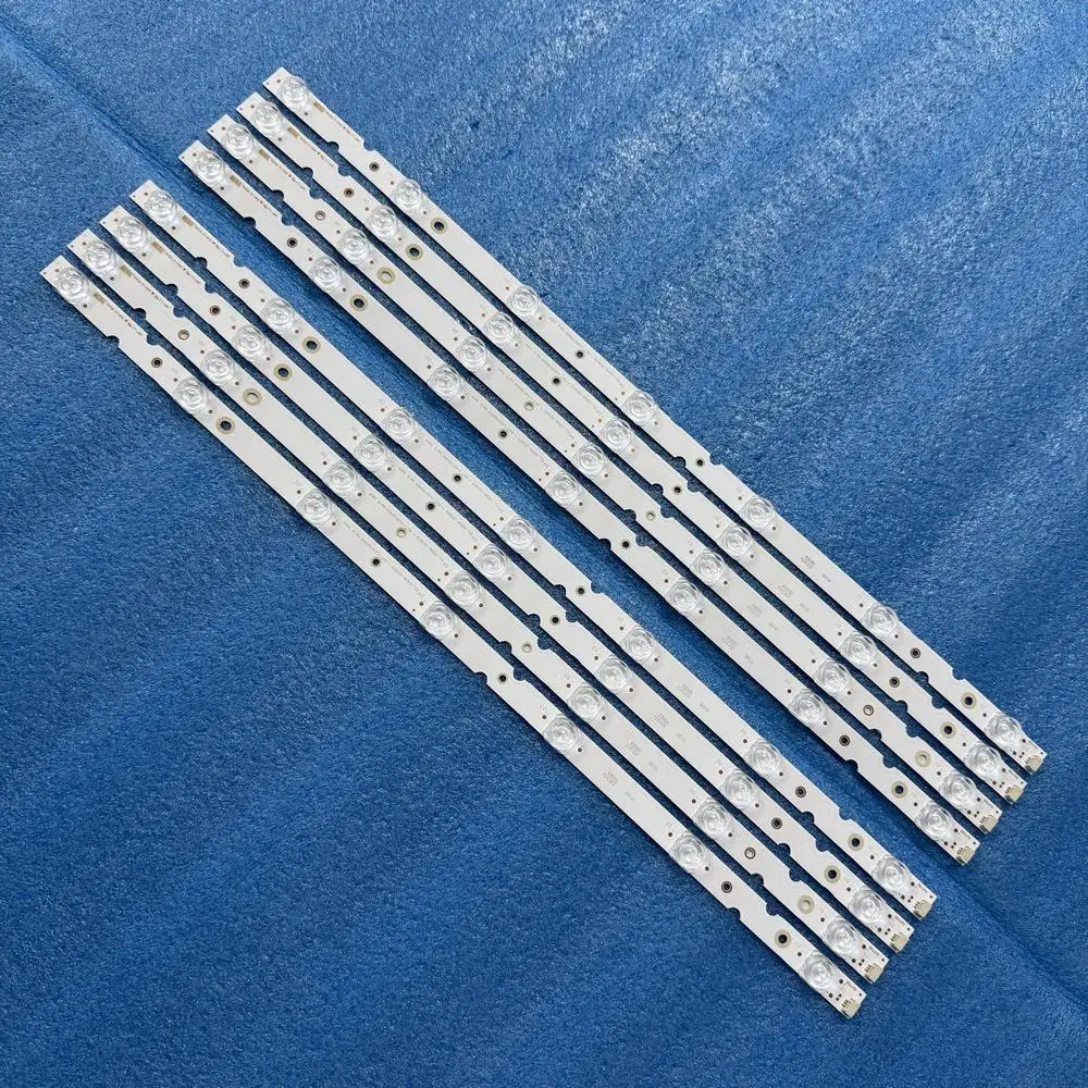 

1 комплект светодиодной ленты для подсветки TCL 55 дюймов 55EP680 55EP6B3 55EP6B4 55EP6B5 TCL55D83O3OF2 белый свет и синий свет