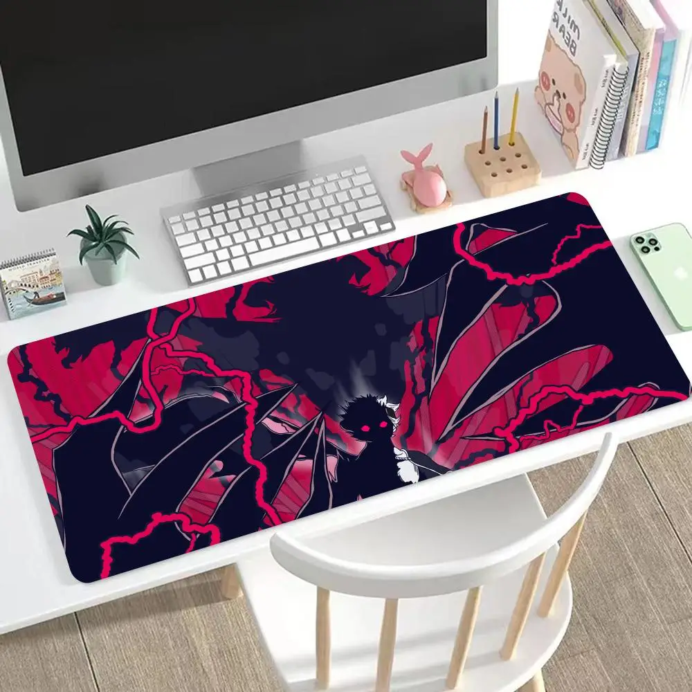 Black Clover Mousepad Desktop Pad Game Mousepad Gaming Mouse Pad Large Deak Mat Gift for Boys for oIverwatch