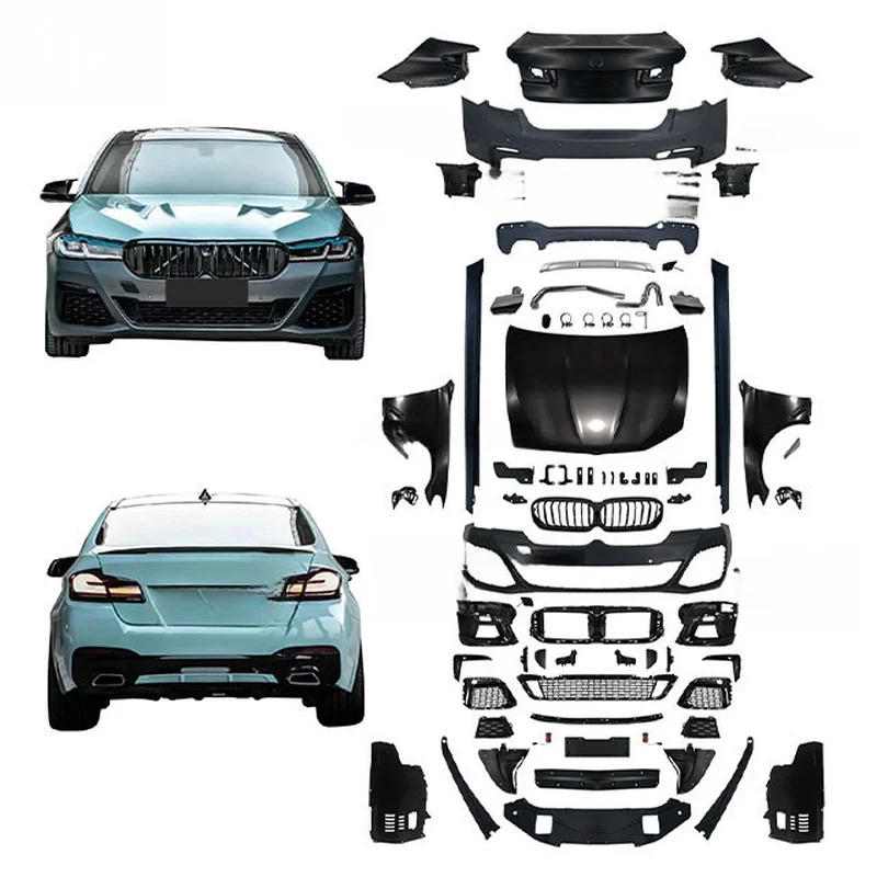 High Quality Upgrade MT Style Body Kit For 5 Series F10 F18 2011-2017 Front Rear Bumper Grille Spoiler Fender Auto Exterior Part