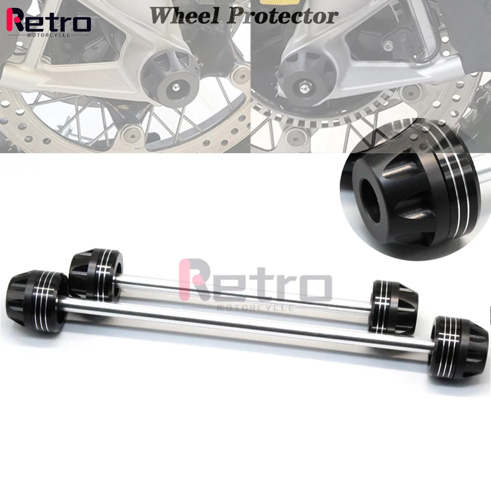 Front Rear Axle Fork Crash Sliders For YAMAHA FZ6N FZ6S FZ6 N/S FAZER 2004-2009 06 07 08 Motorcycle Accessories Wheel Protector
