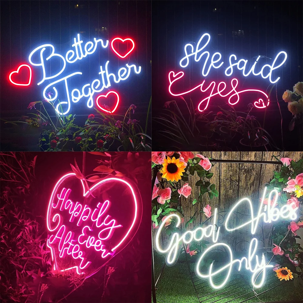 Custom Led Neon Sign Happy Brithday Bride To Be Neon Light Sign Design Wedding Decor for Gym Room Wall Decoration Night Lamp