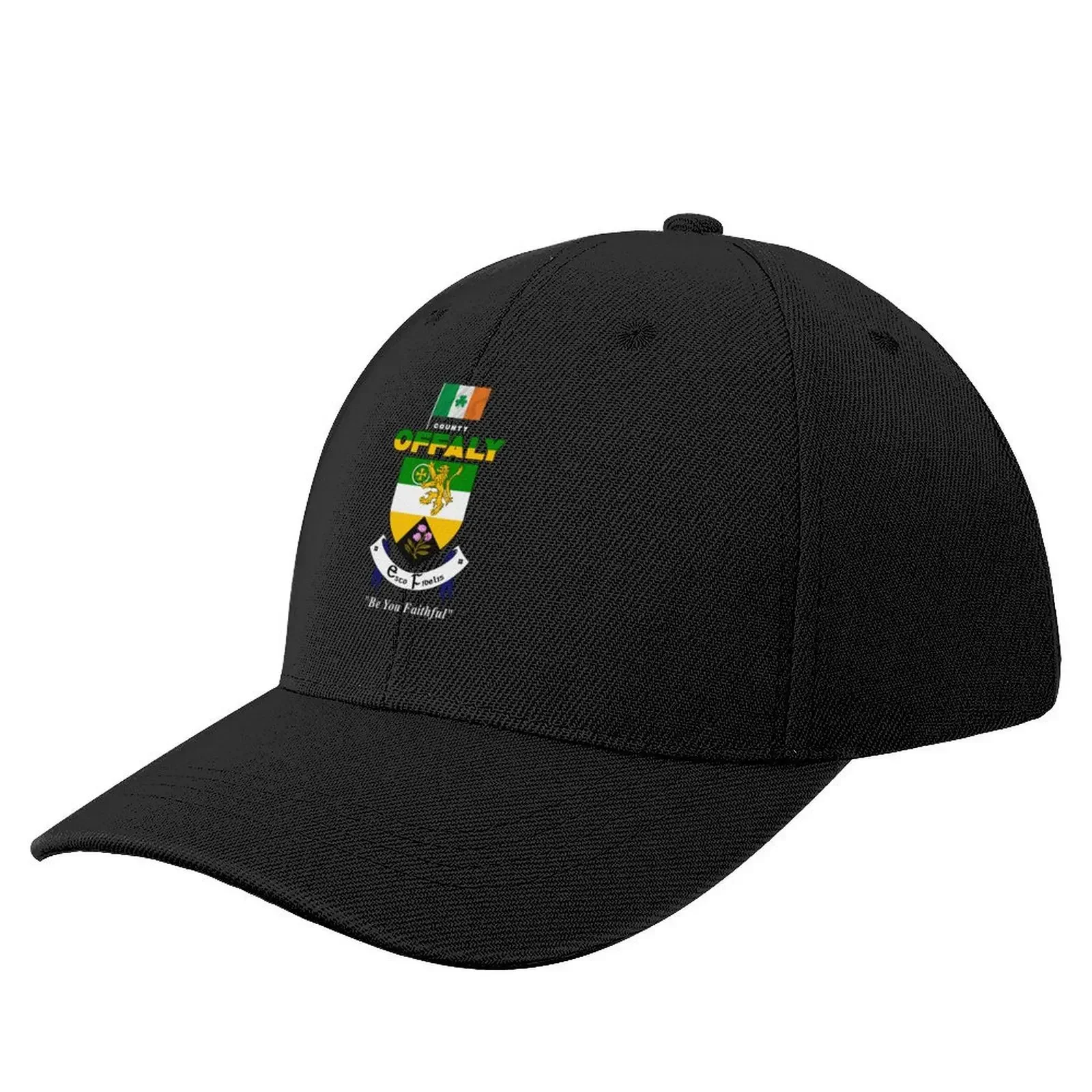 COUNTY OFFALY IRELAND - OFFICIAL CREST Baseball Cap Winter hat Snap Back Hat Trucker Cap Snapback Cap Mens Caps Women's