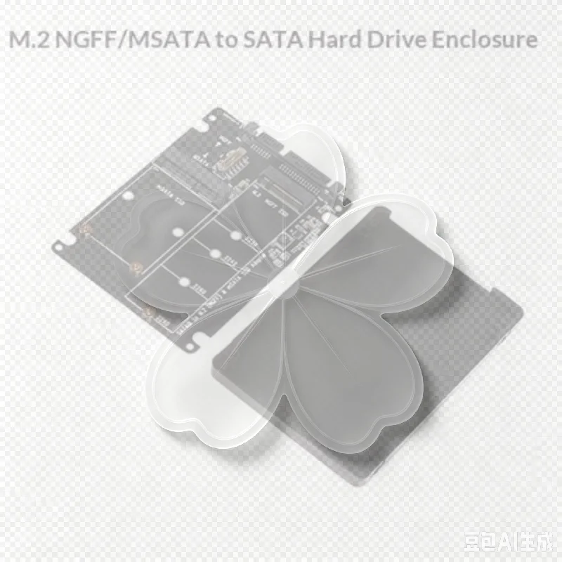 1 Set Windows Linux 10 OS MSATA M.2 To SATA 3 Standard Universal Mini MSATA To 2.5