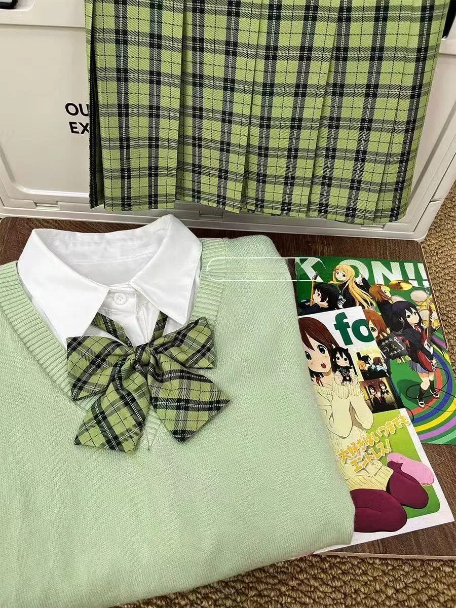 

Комплект жилета Fre Sle Matcha JK orm Вязаный свитер ort Sve Воротник на пуговицах Повседневная одежда для женщин