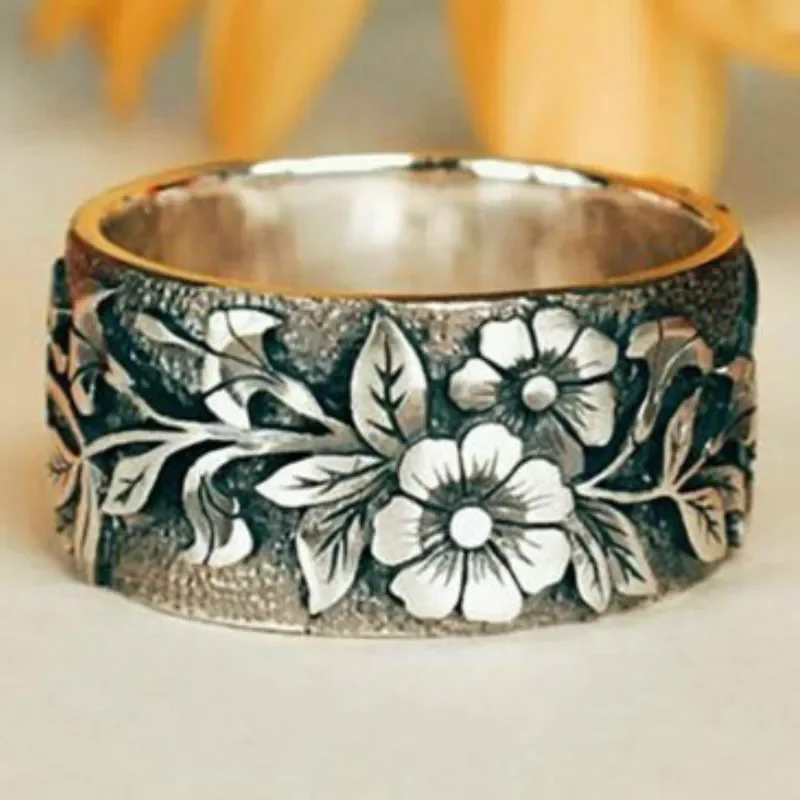 In 2024, fashionable, affordable, creative, retro, floral, jewelry, versatile, men's, women's, gifts, love, charming rings