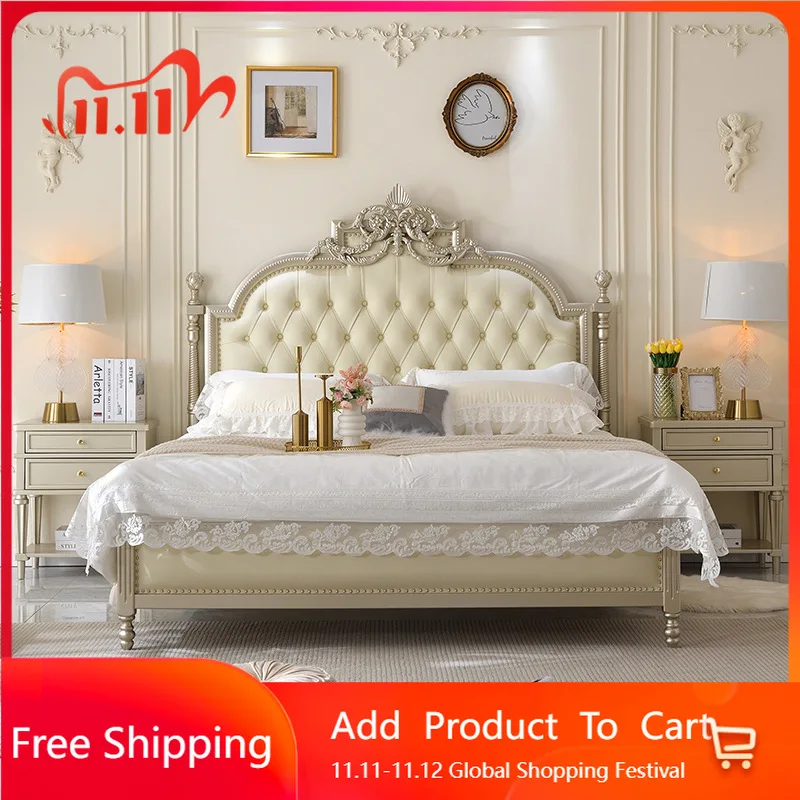 

Высококачественная квартира-кровать, эстетика, модная удобная свадебная кровать-органайзер, дизайнерская мебель для спальни Cama De Casal