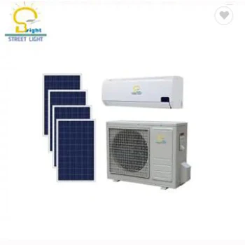 

Solar air Conditioner ACDC on and off Hybrid Type