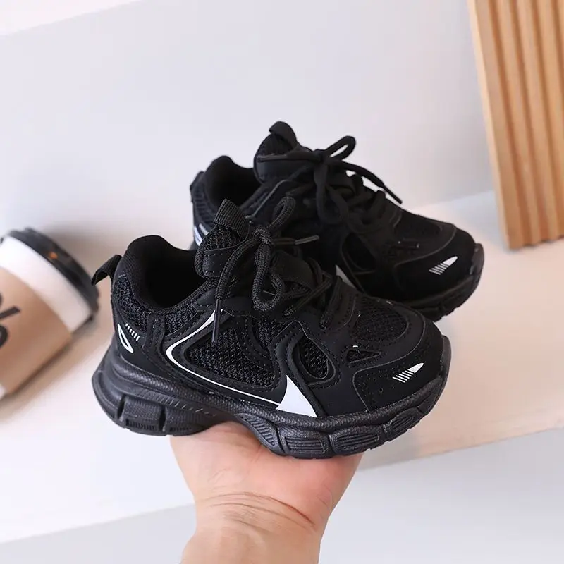 1-6 Year Old Children\'s Shoes Boys Girls Sports Shoes 2024 Spring New Kids Running Sneakers Fashion Mesh Dad Shoes