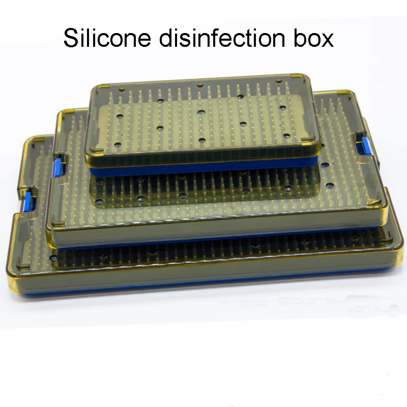 นำเข้าซิลิโคนเครื่องมือฆ่าเชื้อโรคกล่อง Ophthalmic Surgery ความดันอุณหภูมิสูงฆ่าเชื้อเครื่องมือ
