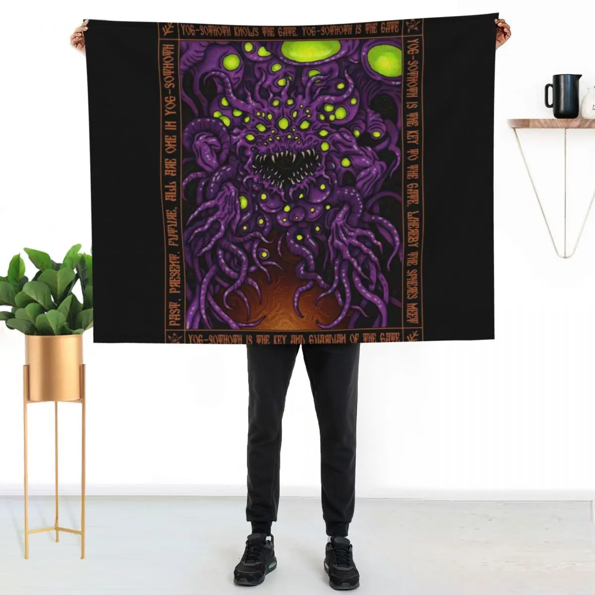 

Yog Sothoth Icon - Azhmodai 2018 Throw Blanket Easy Care Comfortable Blanket for Couch