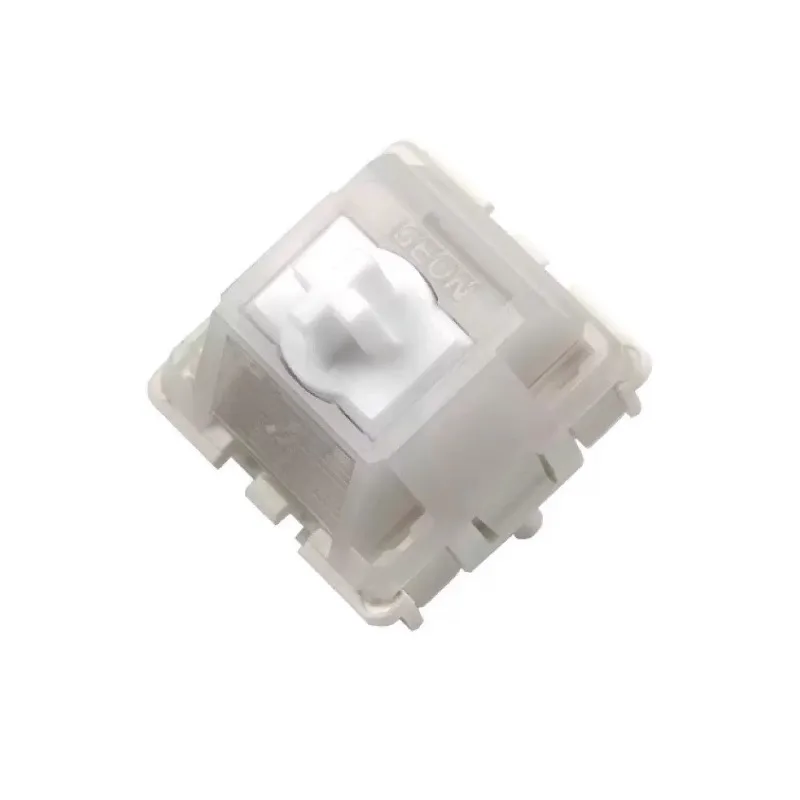 Geonworks RAW HE  Linear Switch 40g Pressure Lubricated 2Pin Custom Translucent Original Magnetic Shaft for Mechanical Keyboard