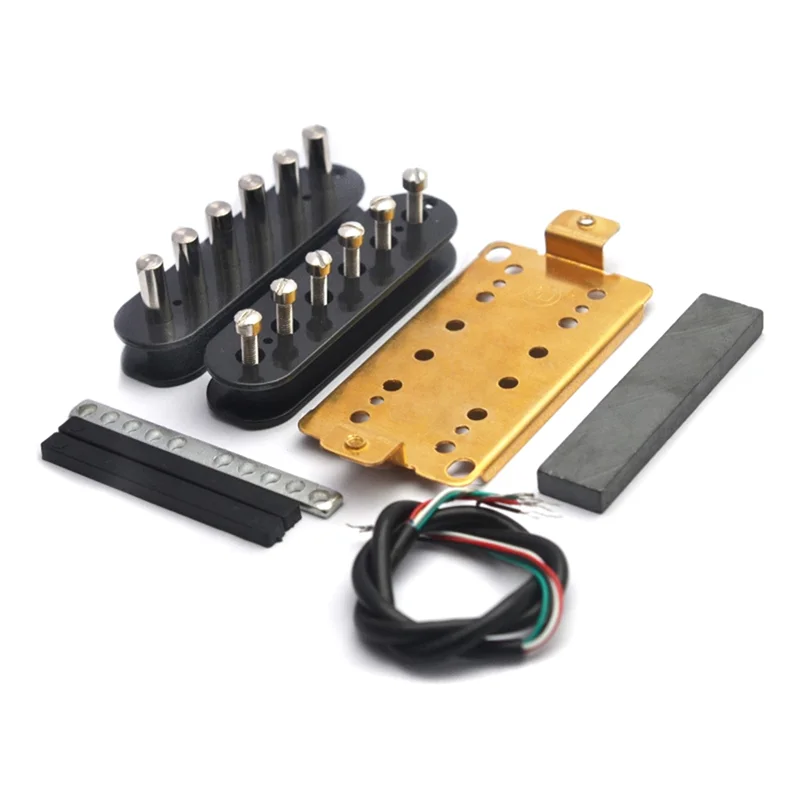 HBC Pickup DIY Kits Cupronickel Baseplate/ Fixed/Adjustable Pole Piece 4C Cable Pickup Kits