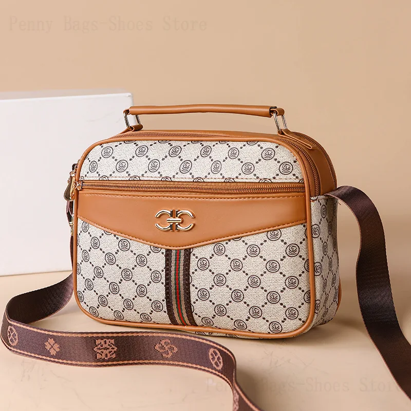 

Женские сумки большой вместимости, осень-зима 2023, новые сумки, женская многослойная сумка через плечо на одно плечо среднего возраста