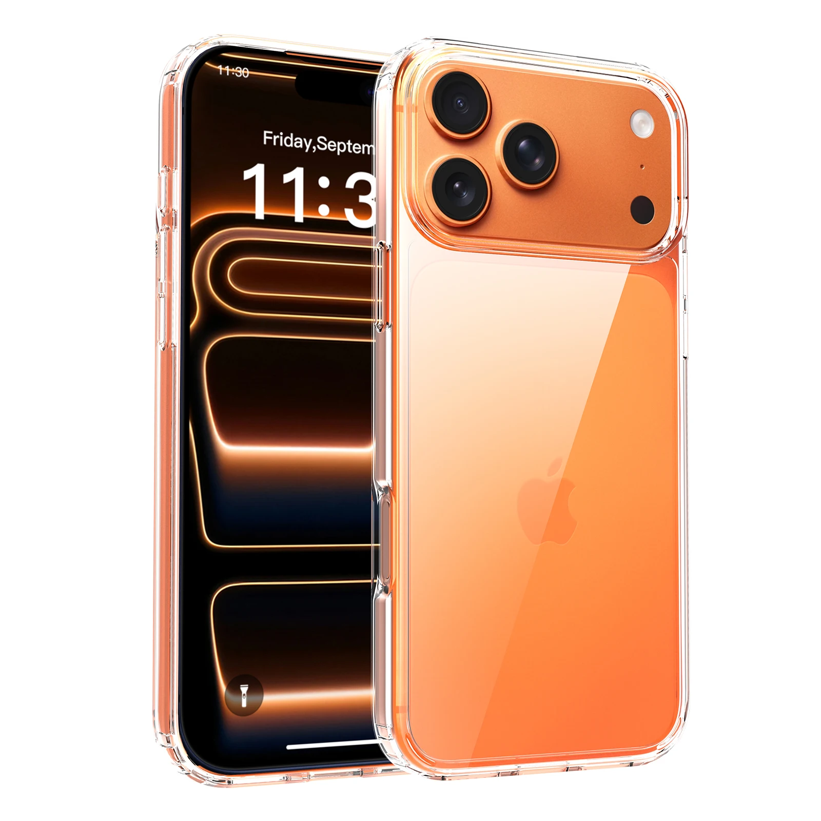 Anti-Vergilbungs-Klarsichthülle für iPhone 17 Pro Max Air 16E 16 E 15 Plus 14 13 Mini 12, stoßfeste Schutzhülle, Zubehör