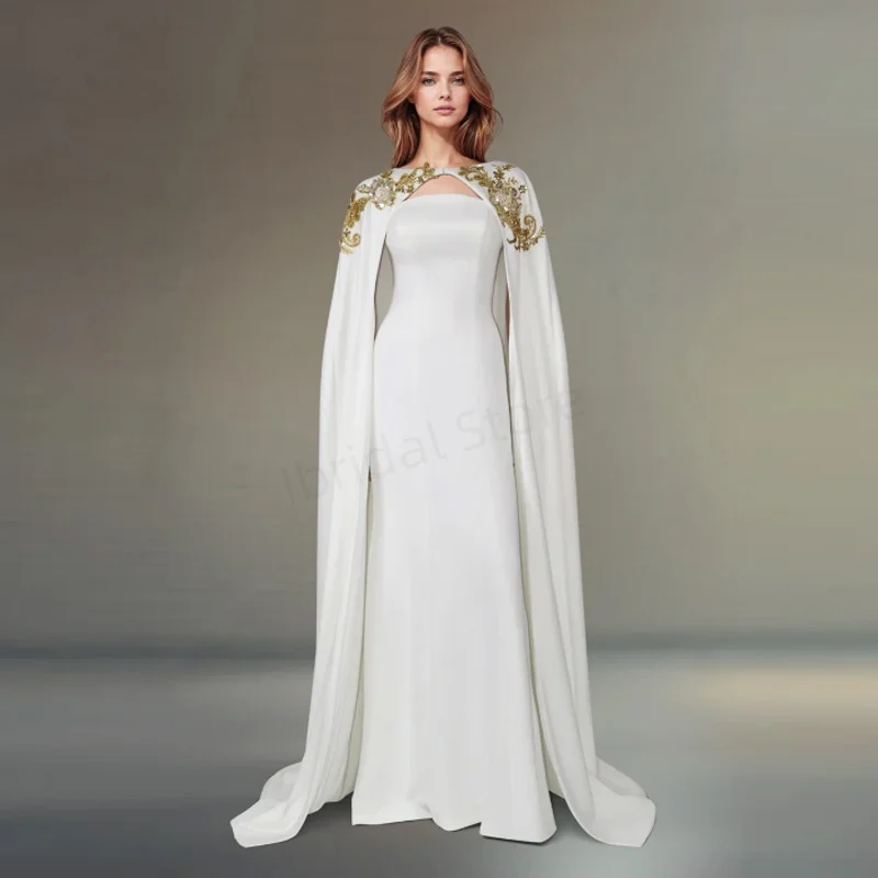 

Кружевные вечерние платья по индивидуальному заказу с жемчужным вырезом, атласные платья русалки с бисером, вечерние платья для выпускного вечера 2025 Robe De Soiree