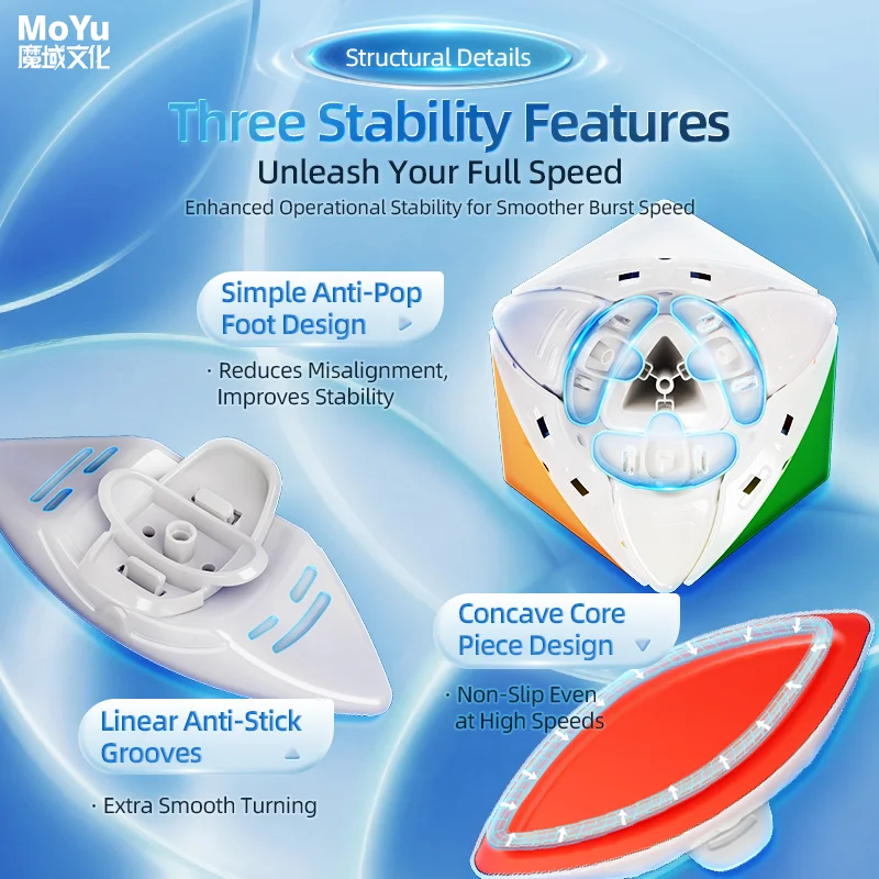 MoYu Smart Maple Leaf Magic Cube MoYu Speed Cube Profesjonalna Kostka Rubika Zabawki Puzzle Prezent dla Dzieci Cubo Magico Puzzle