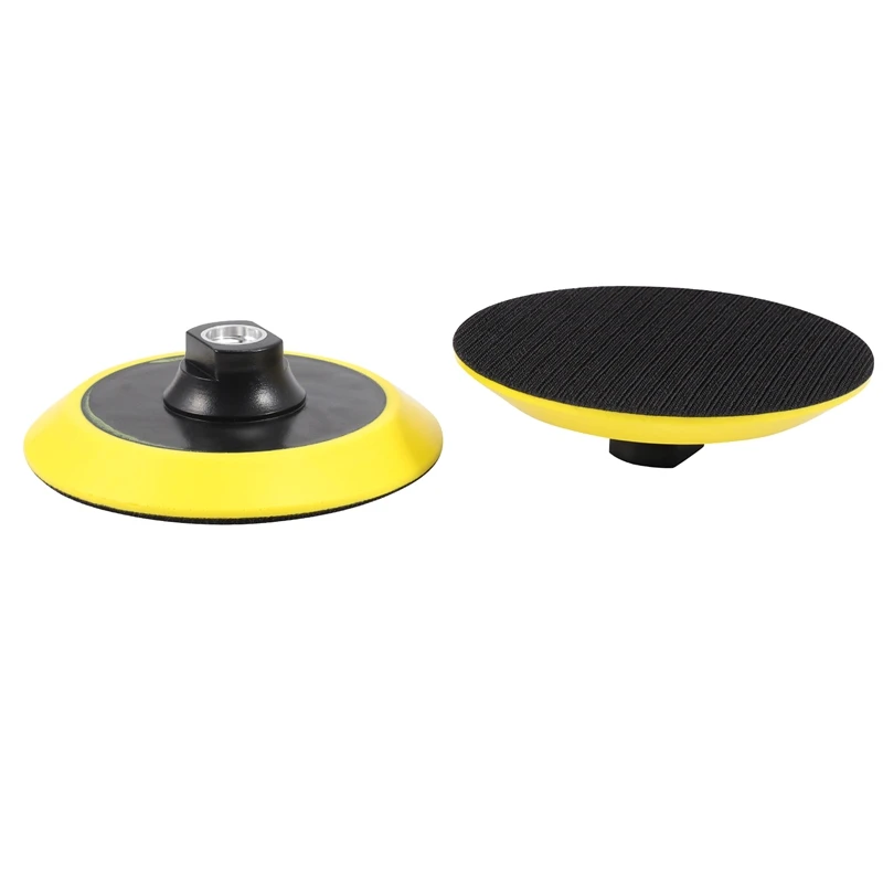 ABGG-5 Inch(125Mm) Hook And Loop Sanding Pad 5 Inch Sander Backing Plates With 5/8-11 Threads(2 Pack)