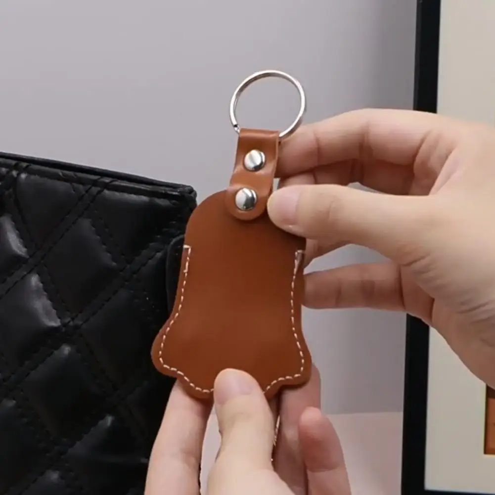 Faux Leather Pet Keepsake Pet Keychain Pendant with Hair Engraving Dog Cat Claw Design Faux Leather Keepsake Personalized Pet