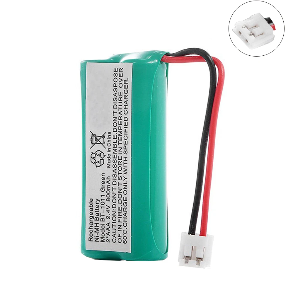 2.4V 800mAh Ni-MH NiMH BT-1011 Rechargeable Battery For Cordless Home Phone BT101 BT1018 BT8001 BT-694 CPH-515D Uniden Battery