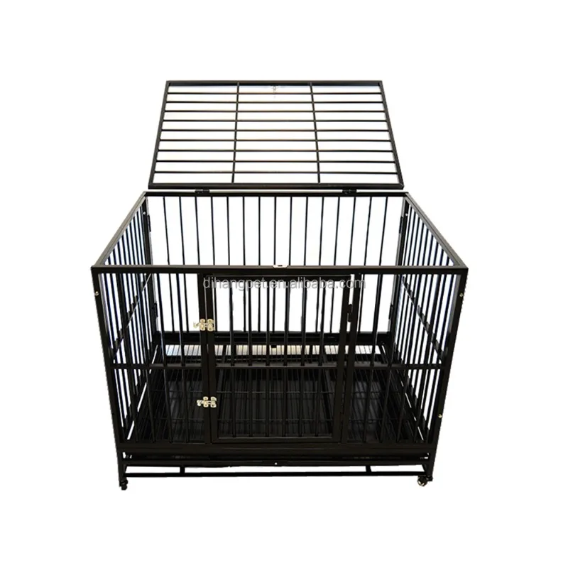 

Large Dog Cage Heavy Duty Metal Wire Cheap China Animal Crate Large Dog Cage
