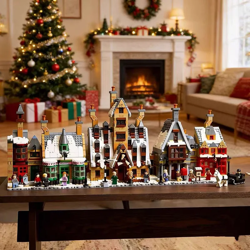 2026 new Village of Maud The Main Tower Castle Brick Model Building Blocks Toys For  Building Block Christmas gifts for Adult