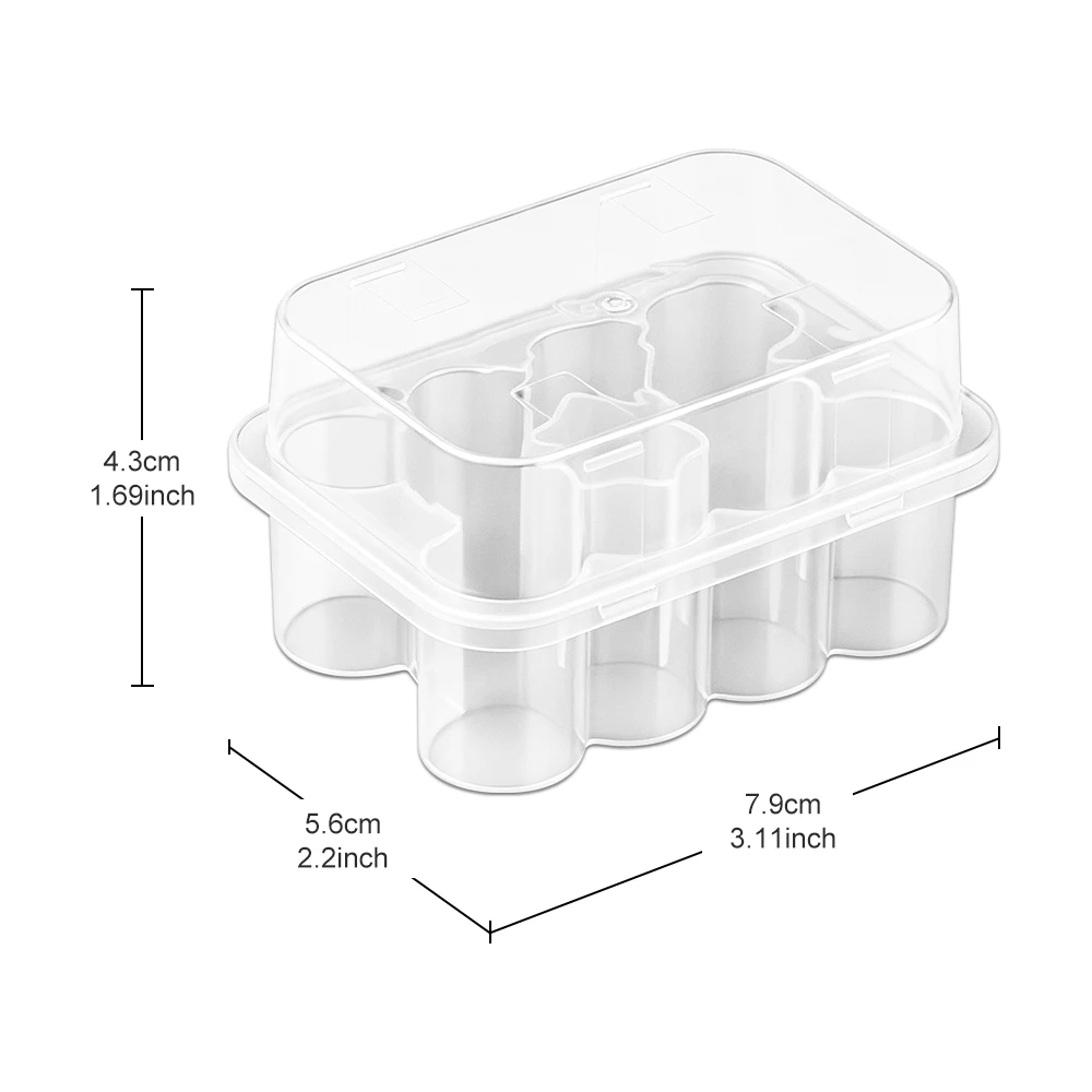 10 Slots Insulin& Peptide Case for Fridge, 3/5/7/10ml Insulin & Semaglutide Bottle Holder, GLP-1 Vial Organizer for Refrigerator