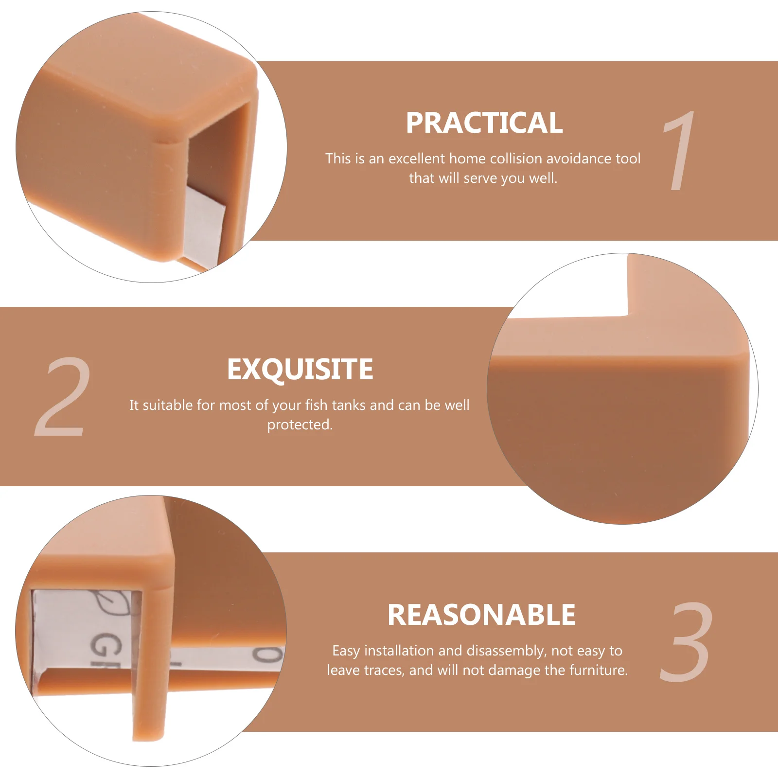 

6 шт., угловые ограждения для аквариума, силиконовая защита от столкновений, мягкие защитные чехлы для переноски домашних животных, угловая защита для аквариума