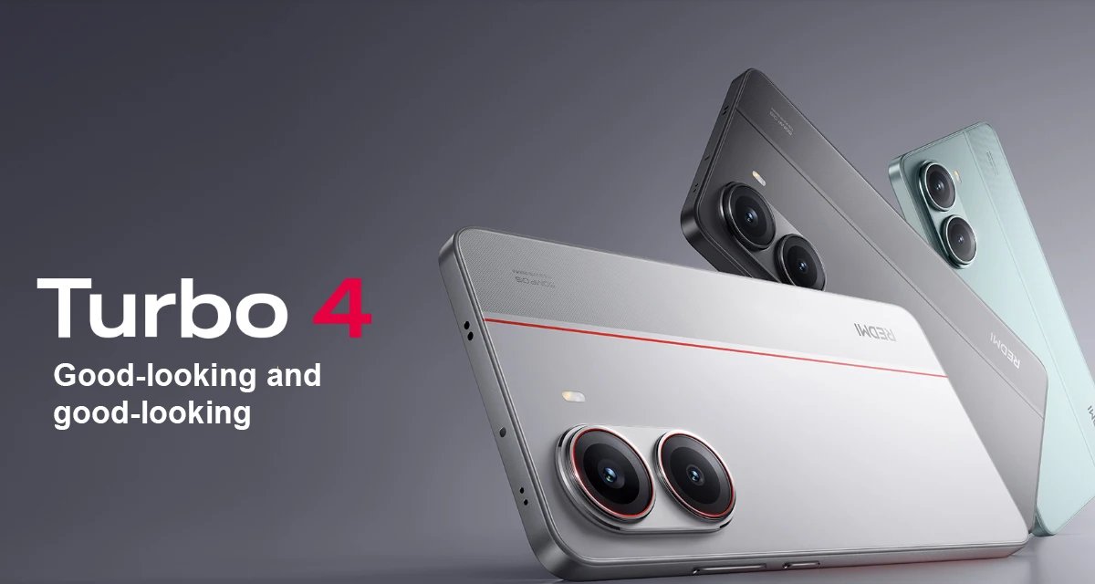 Redmi Turbo 4 5G Chinese Version Dimensity 8500-Ultra 50MP Xiaomi HyperOS 6550mAh 1.5K High-Brightness Eye-Care Display