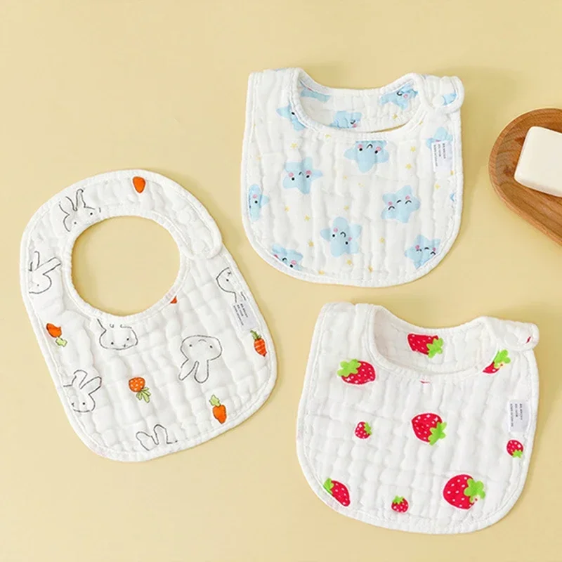 Reversible Printing 100% Cotton 8 Layers Baby Bibs baby bibs  baberos bebe  baby bib  baby bibs waterproof  baby items