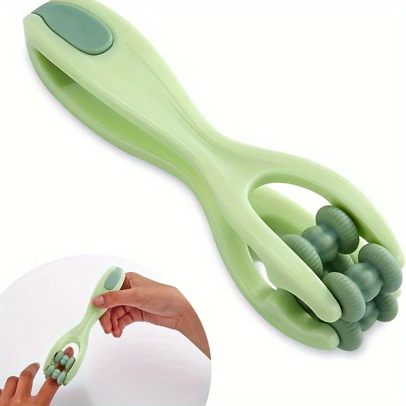 Karpaltunnel und Triggerpunkt – bequemes Fingermassagegerät mit weichen Silikonrollen, Massagegeräte für die Handmassage