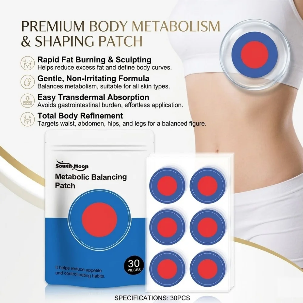 

Slimming Body Shaping Patches 30Pcs Fast Fat Burning Metabolic Balance Transdermal Weight Control Gentle Stickers