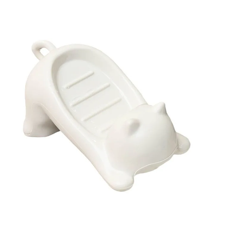 

Soap Box Cute Kitchen Dish Cat-themed Cartoon Holder Bathroom Decor Bracket Creative
