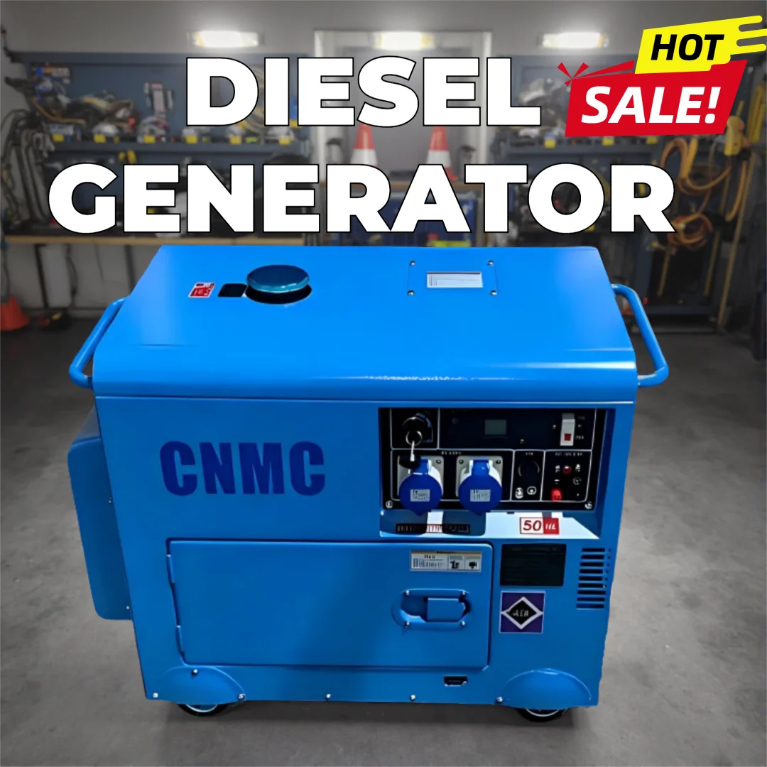 

Diesel Generator 3KW 5KW 6KW 8KW 10KW Silent Diesel Generator 110V 220V 380V Lightweight Customizable Home Camping CE Certified