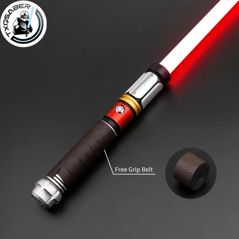 

TXQSABER Neo Pixel SNV4 Pro Lightsaber Bluetooth App Control Smooth Swing Metal Hilt Blaster Jedi Laser Sword Padawan Kids Toys