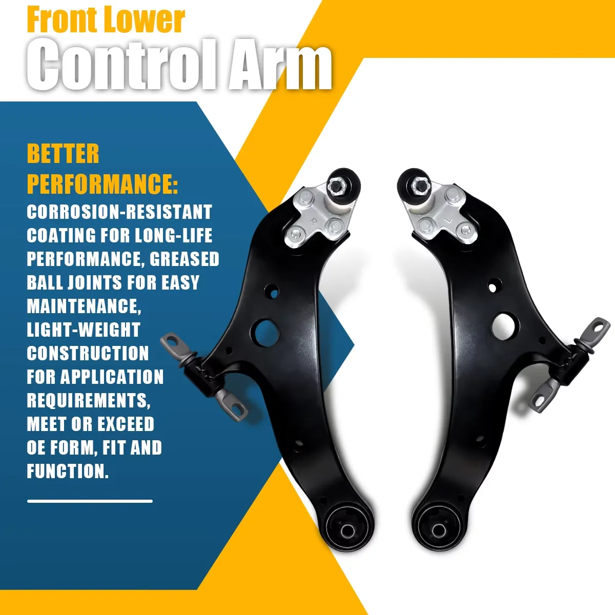 Svenubee Front Lower Control Arm Ball Joint 2Pcs Kits for Toyota Highlander Lexus RX350 2008 2009 2010 2011 2012 2013 2015-2020 view 3