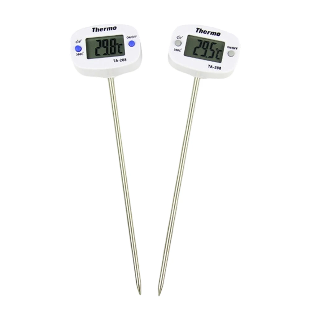 For Precise Temperature Cooking Thermometer Set Two Pieces for Kitchen Grilling Barbecue and Baking Applications
