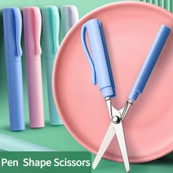 Mini Portable Scissors Paper Cutter Pocket Pen Shape scissors Scrapbooking kids stationery Scissors Office School Supplies
