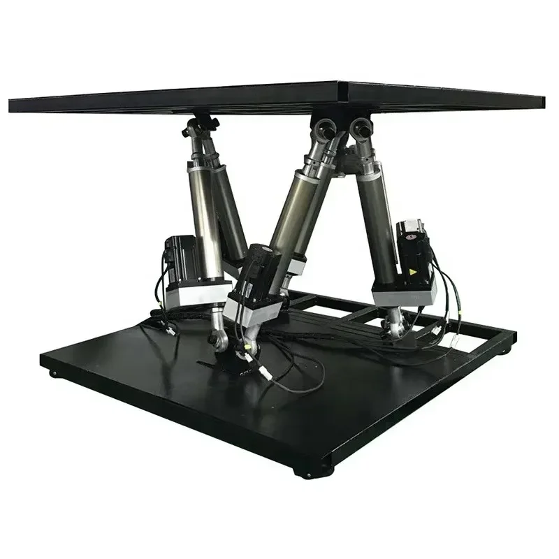 Linear Servo Electric Cylinder 6 Dof Flight Simulator Platform