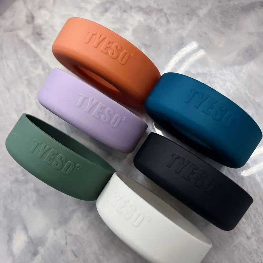 Silicone Bottle Cover Universal Bottom Cup Sleeve for Tyeso Water Bottle Anti Slip Protective Accessory 71mm to 77mm Diameter
