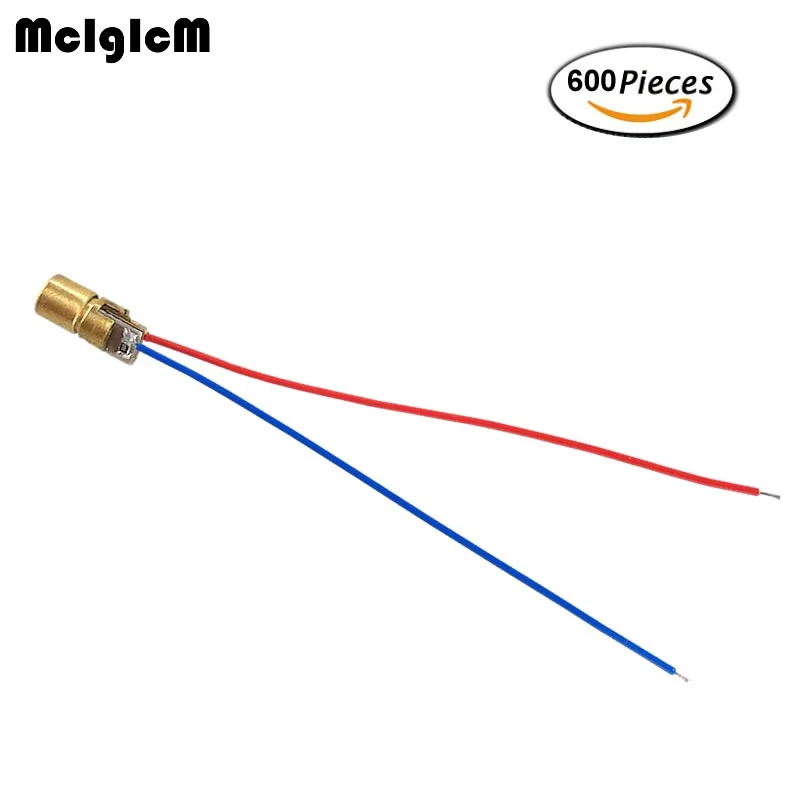 

MCIGICM 600Pcs 5V 650nm 5mW Laser Red Dot Module red laser sight red laser diode pointer Hot sale