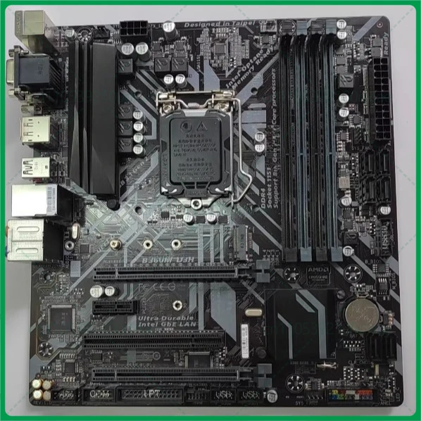 For Gigabyte B360M-D3H main board 1151/DDR4 main board support 67 generation CPU DP _ HDMI TYPEC USB3.1 head interface